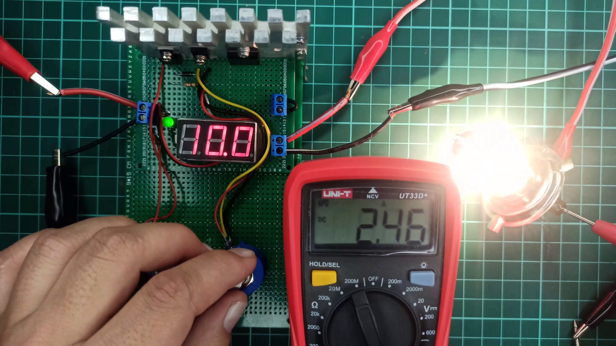 How to Make 0-30v 0-10A Variable Power Supply Adjustable Voltage and