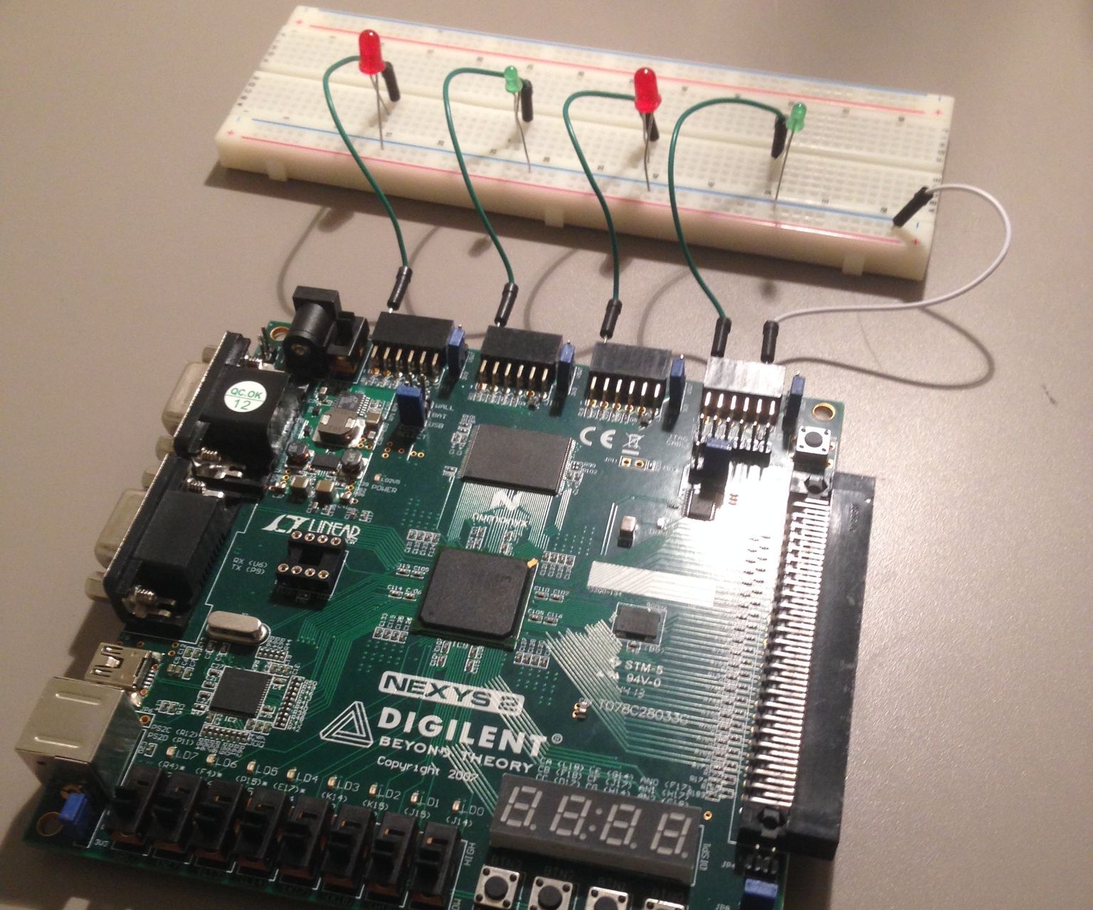 VHDL Game: LED - Button Push Game Instructable