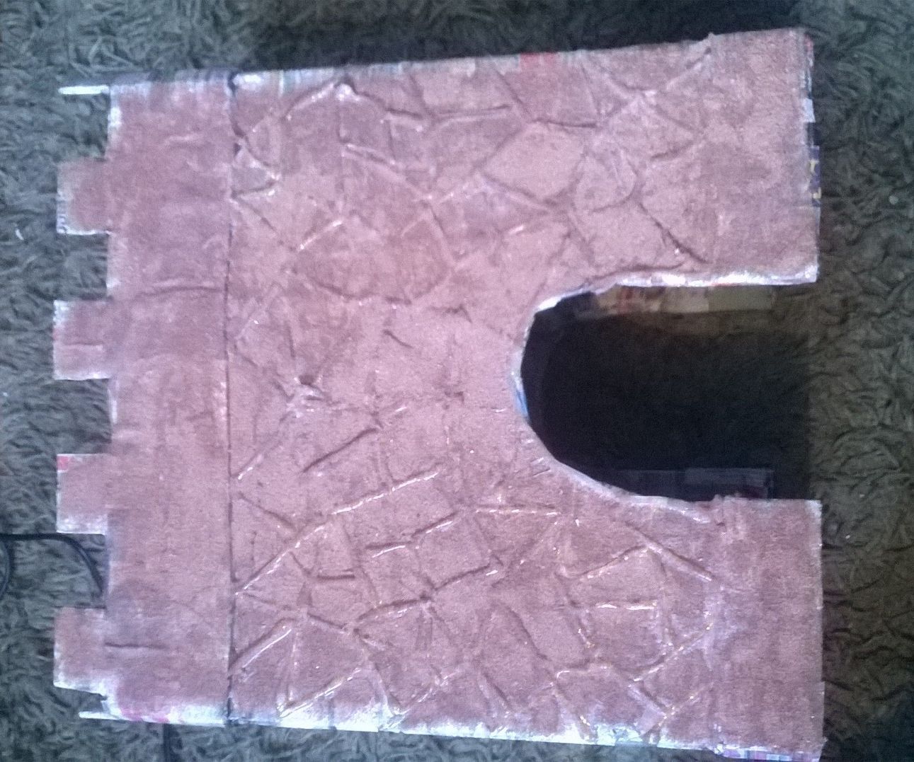 Cardboard Sand Castle