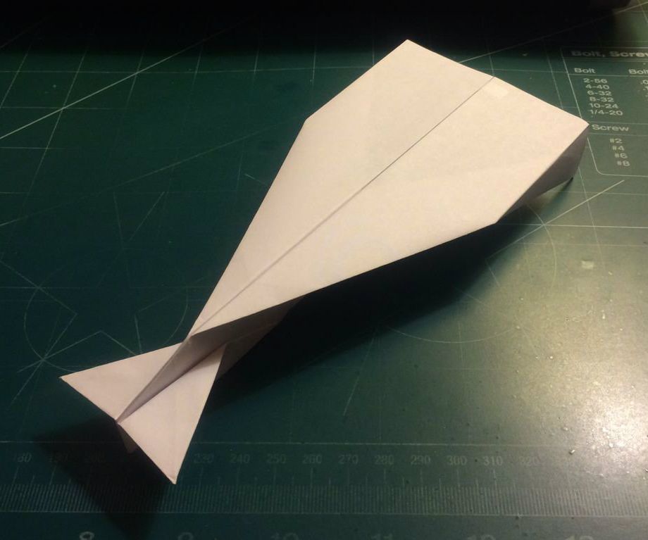 How to Make the HyperDagger Paper Airplane