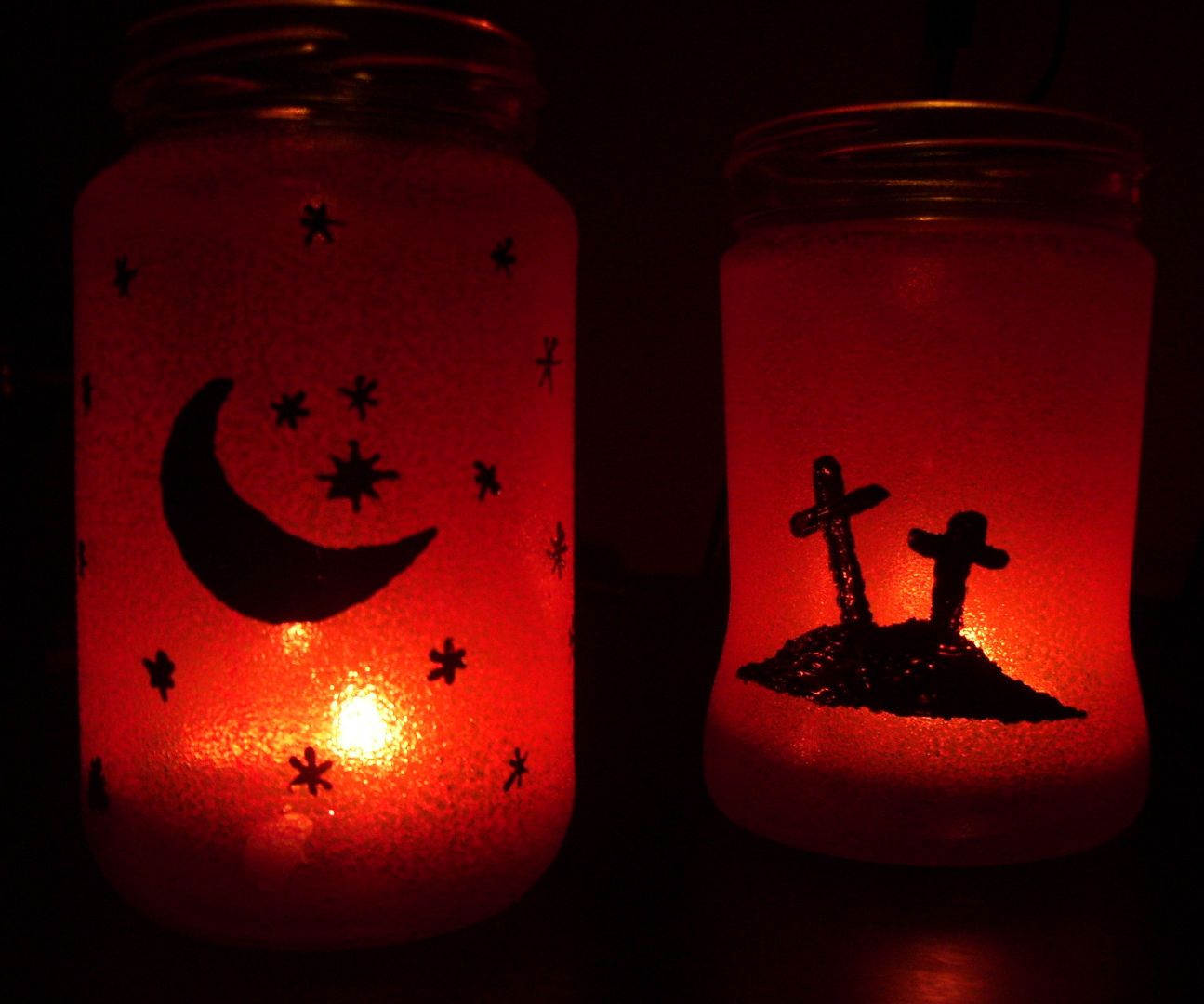 DIY Lampion from mason jars