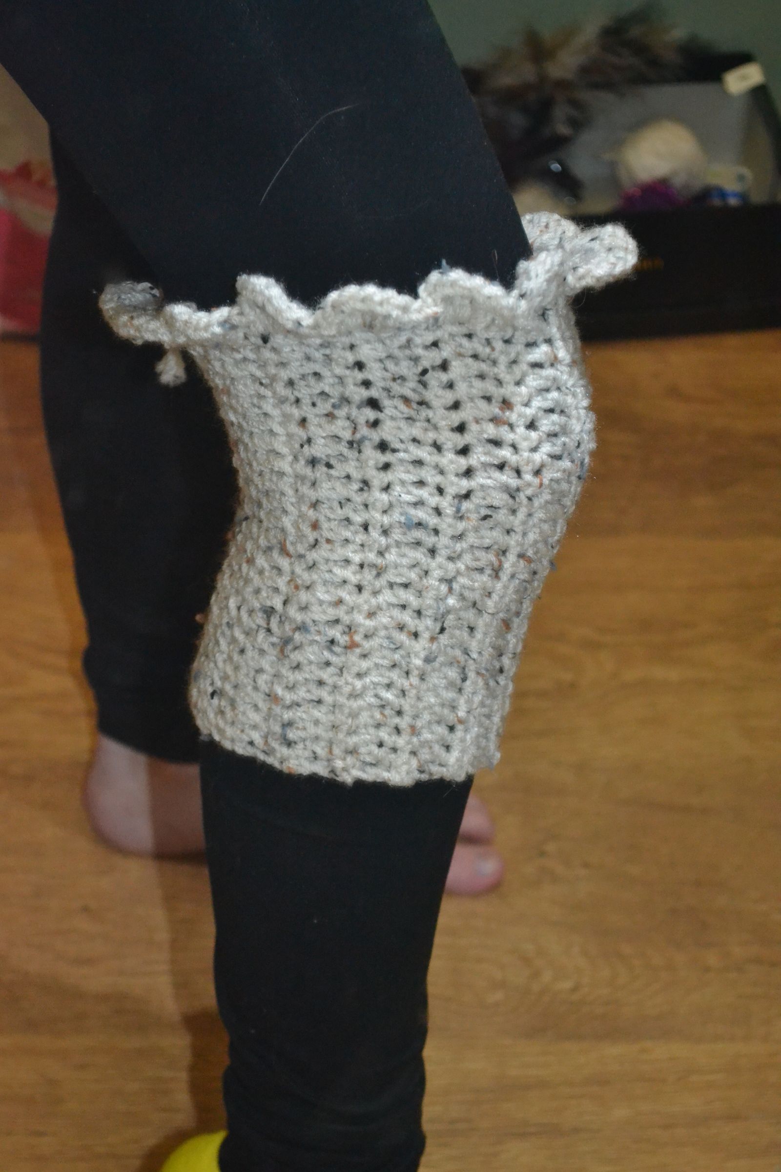 Crocheted Boot Warmer Top
