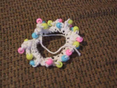 Beaded Crocheted Scrunchies  