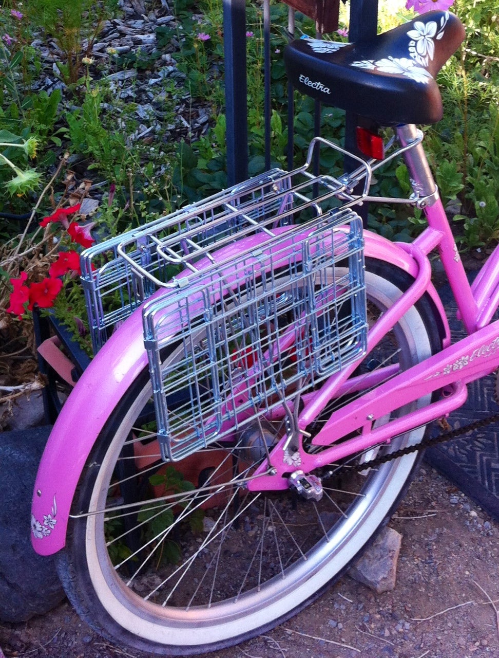 Disappearing Bike Baskets