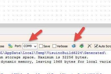Generate, Compile, and Upload the Arduino Code