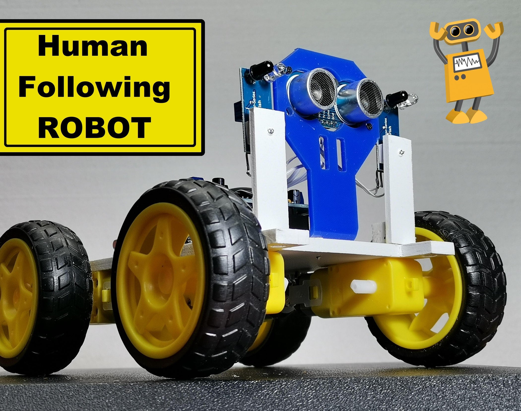 DIY Arduino Human Following Robot : 4 Steps - Instructables
