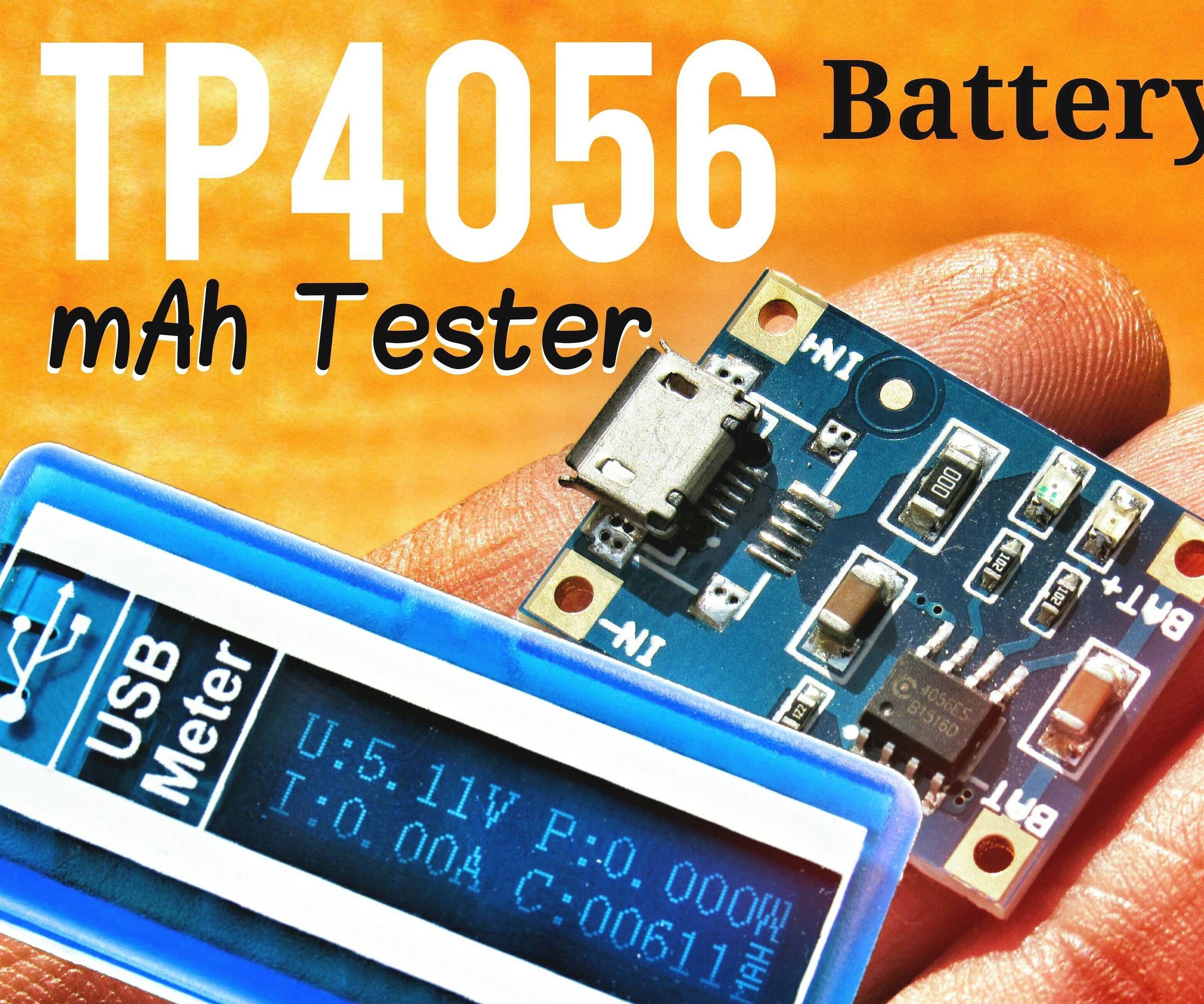Battery Charger + Capacity (mAh) Tester