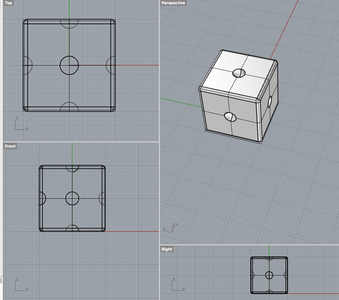 Make a Cube Object in Rhino