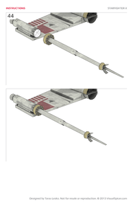 Starfighter-X Star Wars Inspired Paper Model