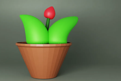 How to Design a Low Poly Plant Asset Using SelfCAD