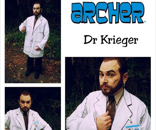 Cell Shaded Doctor Krieger Archer Costume