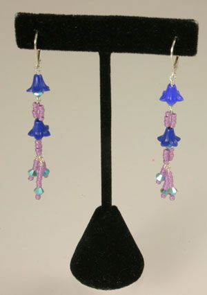 Showering Flower Dangle Earrings