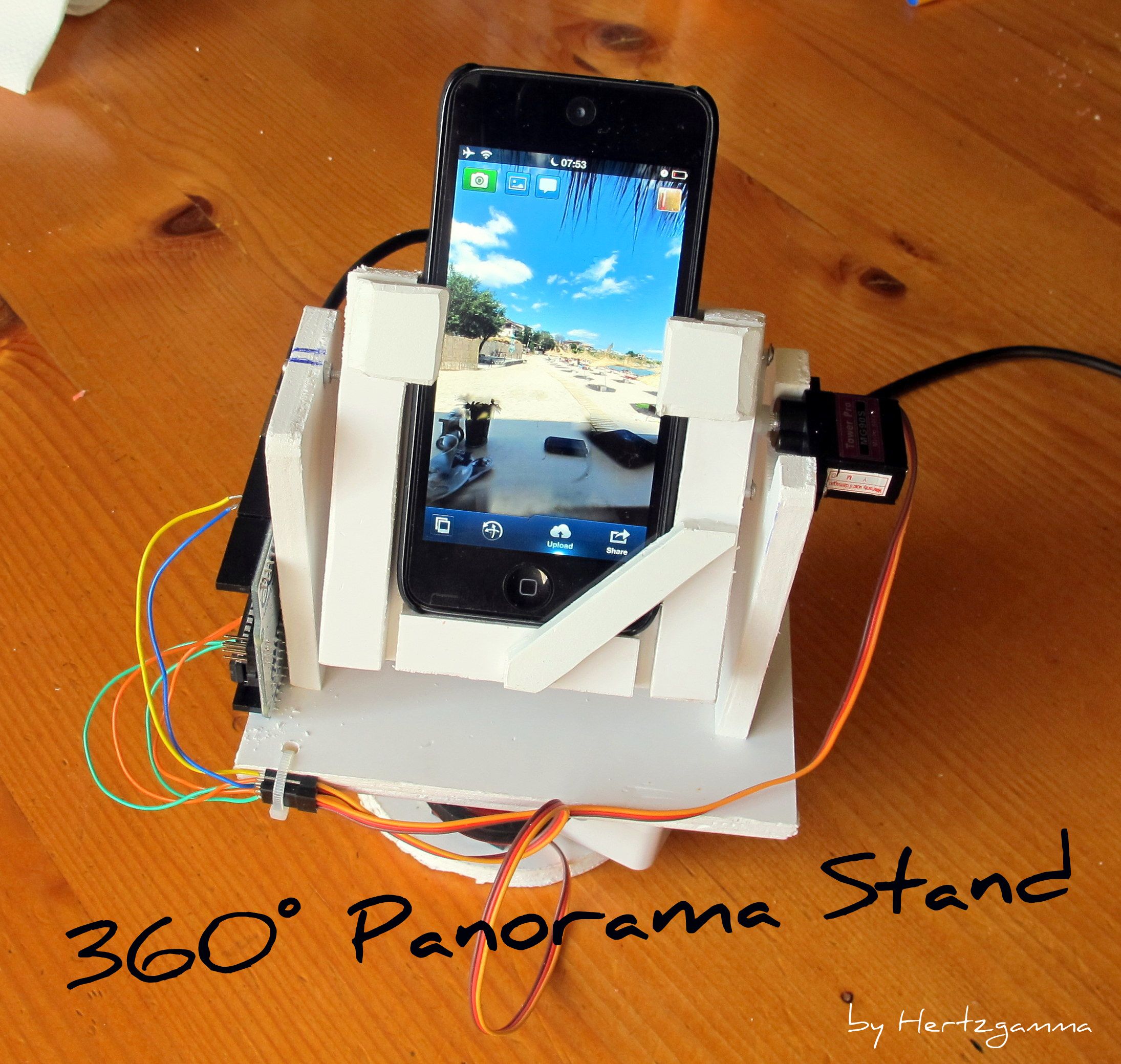 Automatic 360 Degrees Panorama Shooting Stand