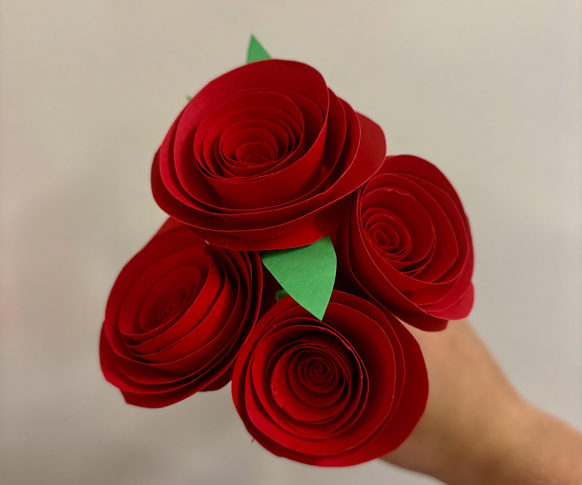SUPER EASY PAPER ROSES