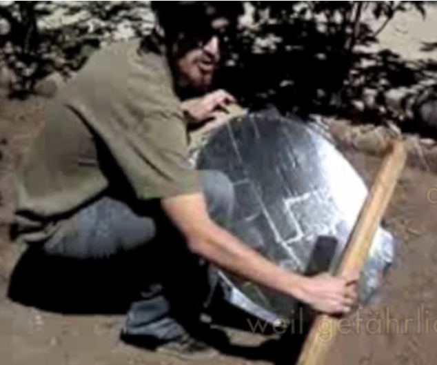 Estufa Solar Con Antena Y Bolsas De Galletas