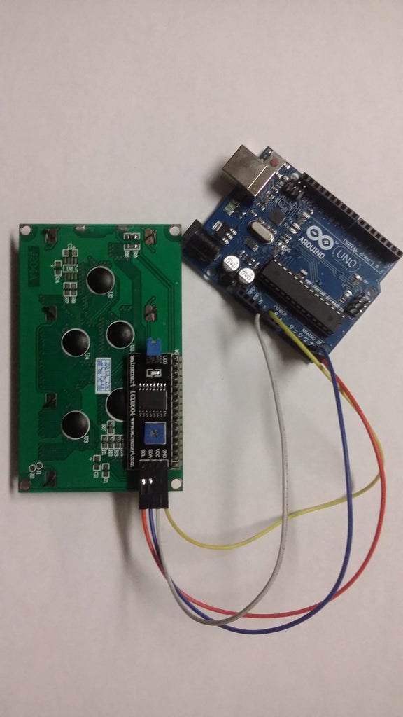 Connecting an LCD Screen and an Ultrasonic Distance Sensor to an ...