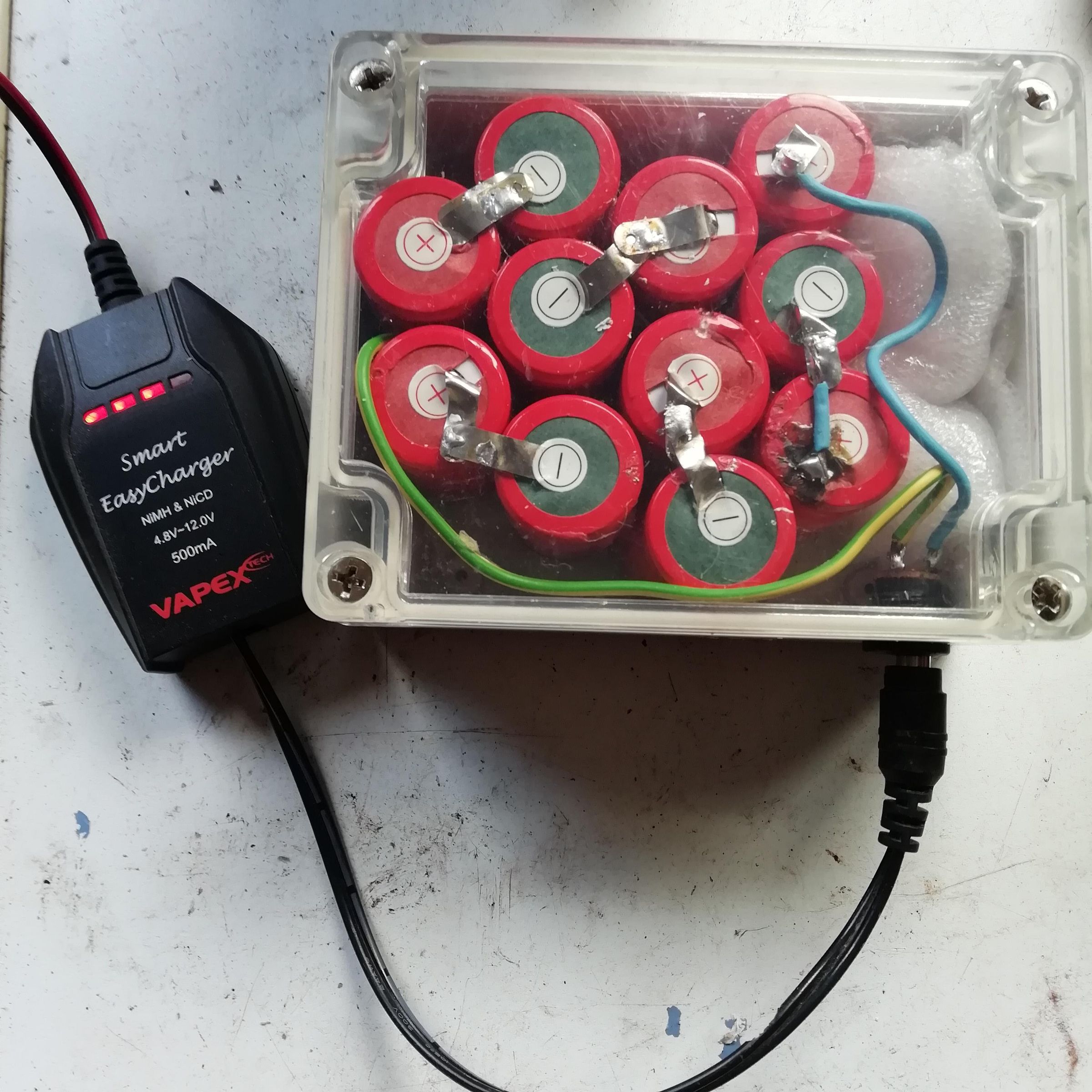 12v NiMH Motorcycle Battery 4 Steps Instructables