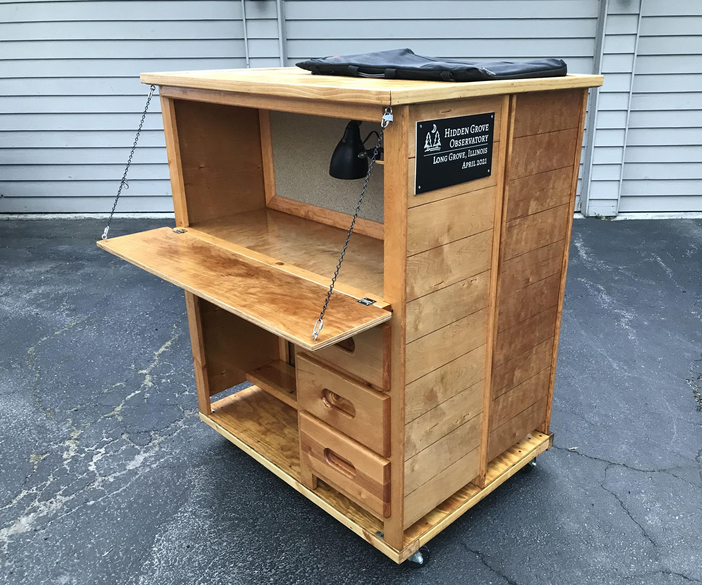 Mobile Observatory (upcycled Bunk Bed)