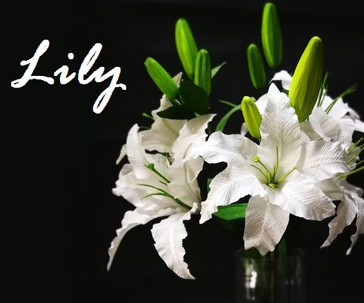Faux Lily Flower