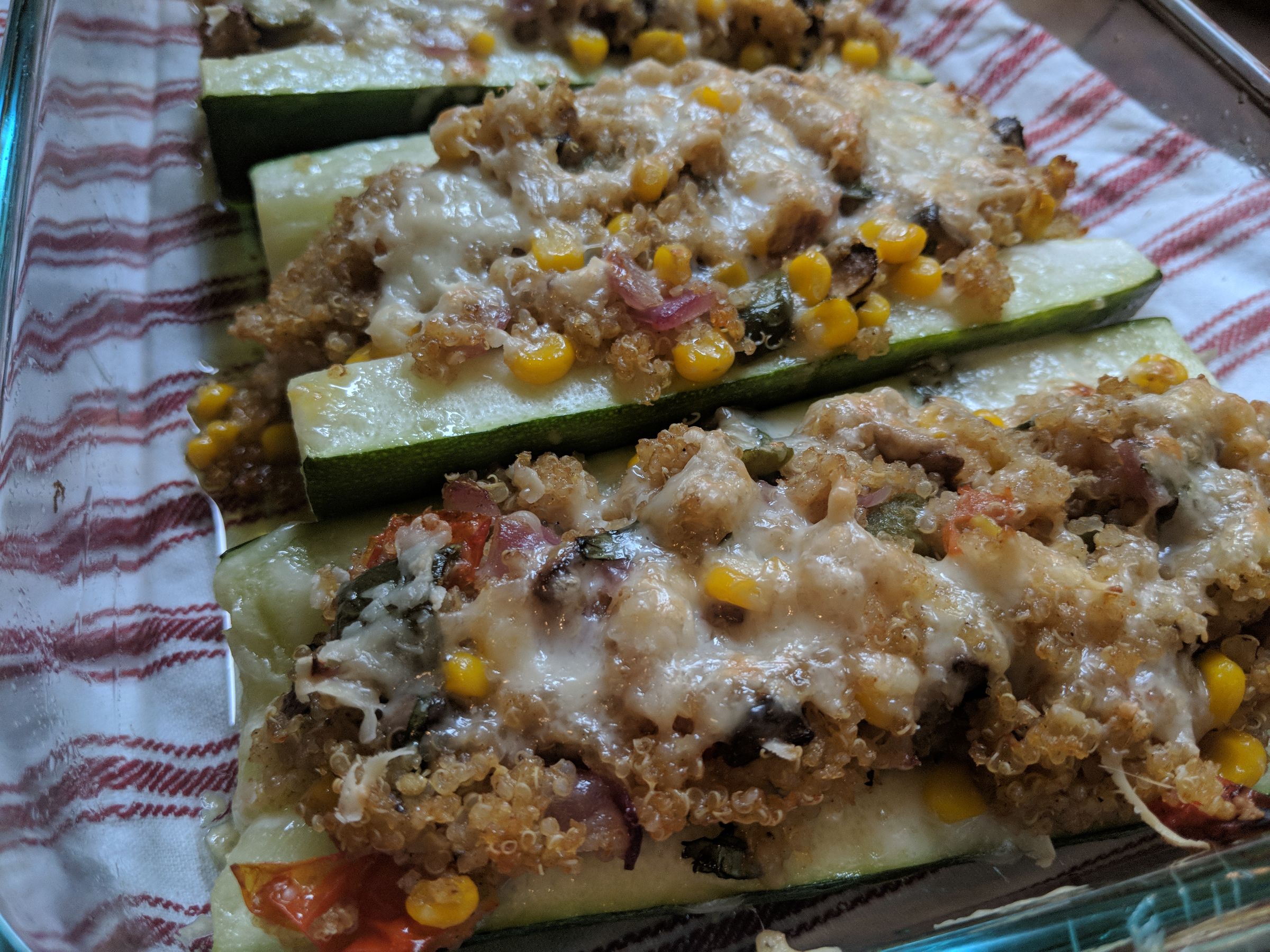Garden Veggie Stuffed Zucchini Boats 6 Steps (with Pictures