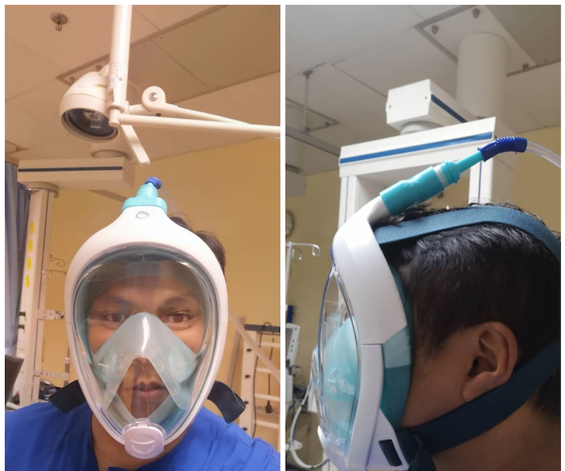 DMask for Covid-19 Patient, Healthcare Worker (HCW) PAPR Supplied Air Respirators