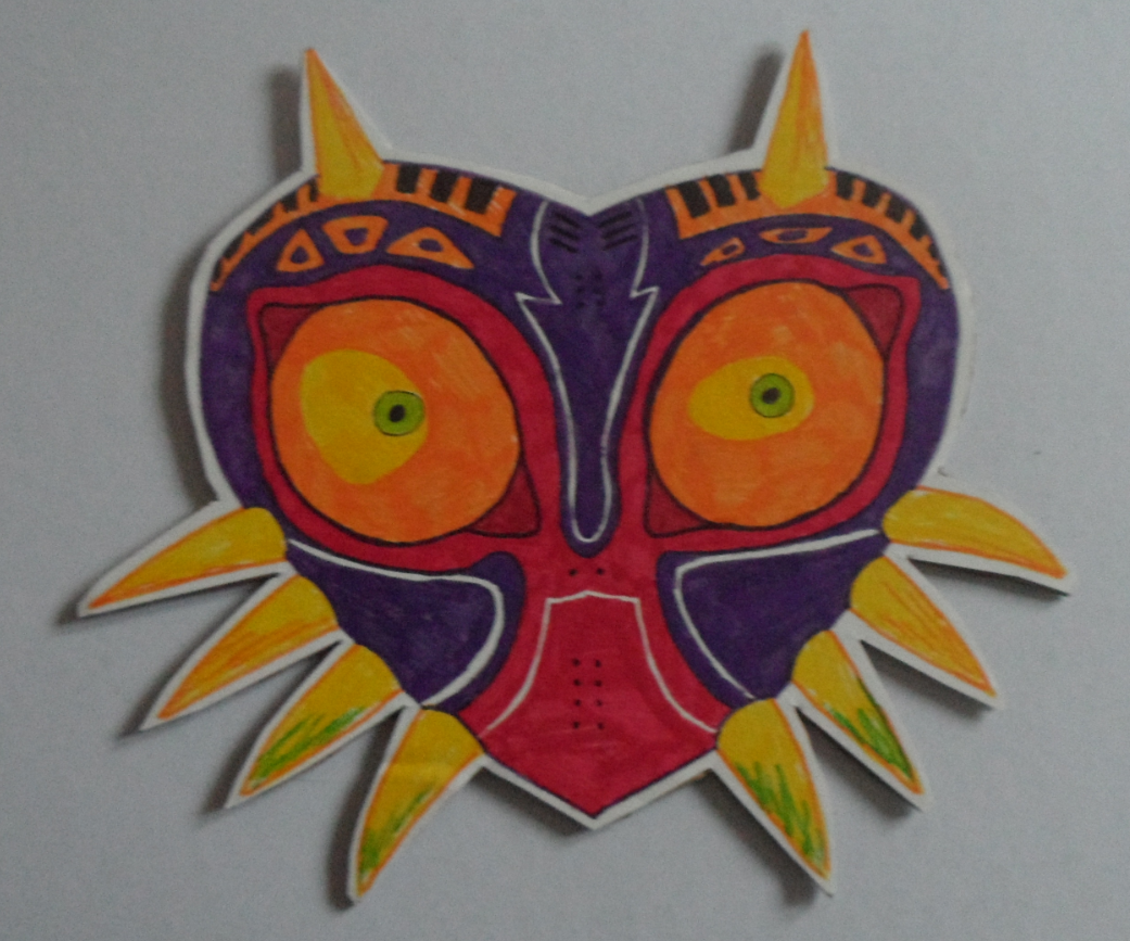 Drawing Majora's Mask