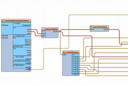 In Visuino Connect Components