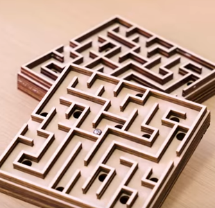 How to Make a Ball-in Maze Toy