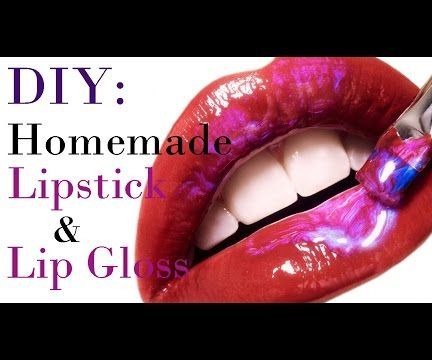 DIY Homemade Lipstick & Lip Gloss Recipe Out of CRAYONS! 