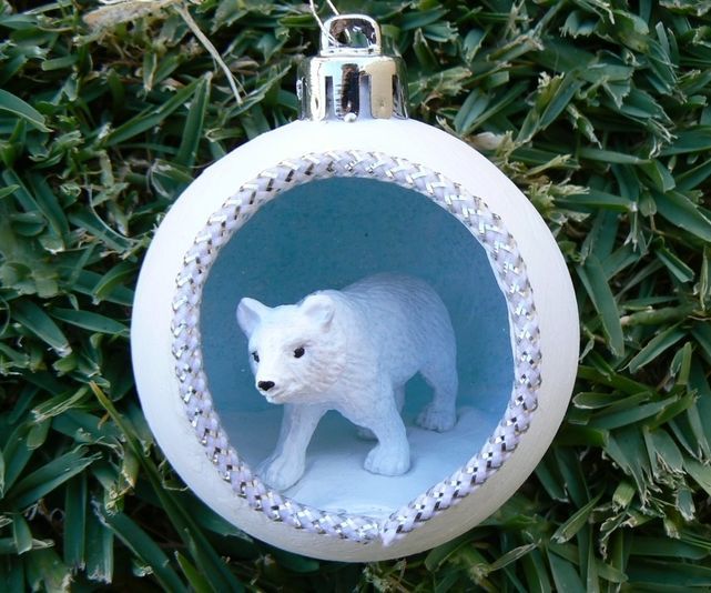 Winter Scene Bauble Ornament