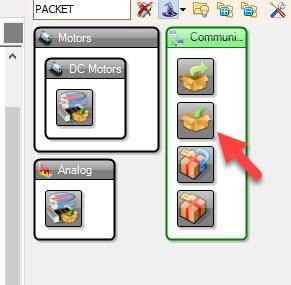 For Sender ESP32 - in Visuino Add, Set & Connect Components