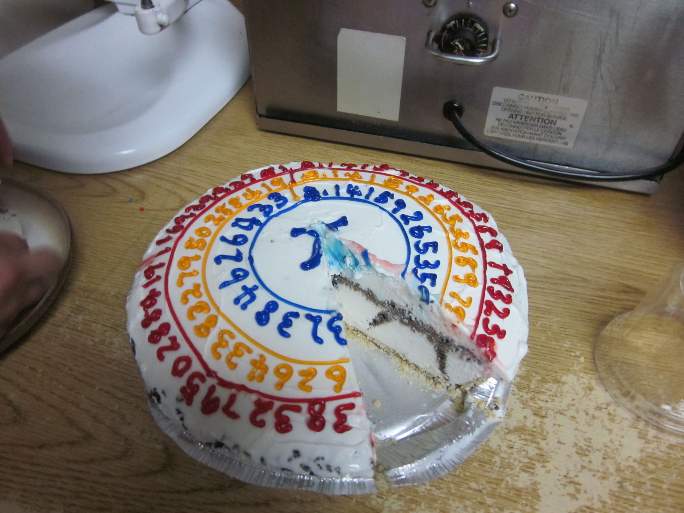Bake-Free Ice Cream Pie: Embedded With Pi