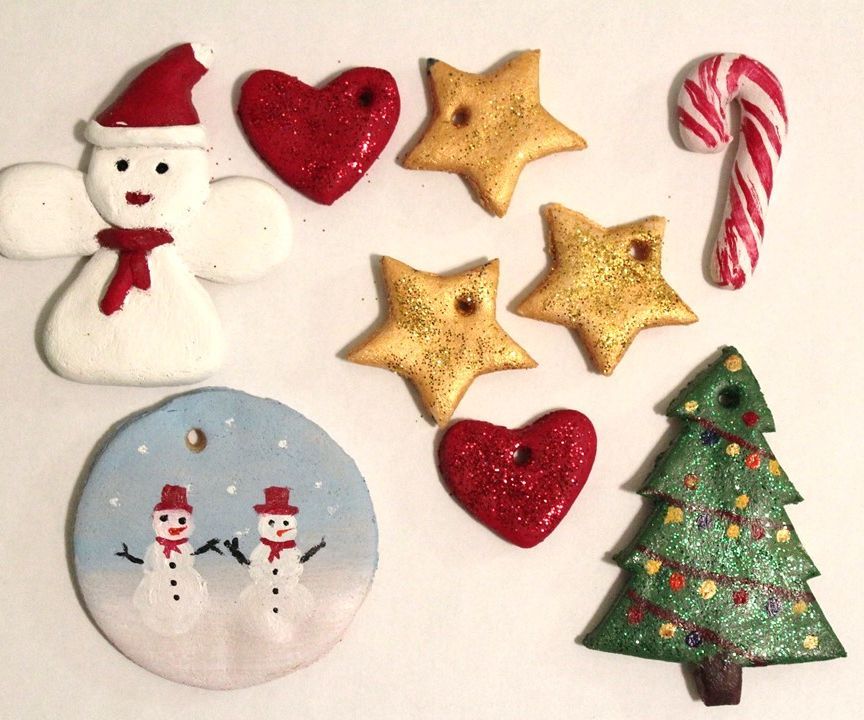 DIY CHRISTMAS ORNAMENTS | Salt Dough Christmas Ornaments Tutorial