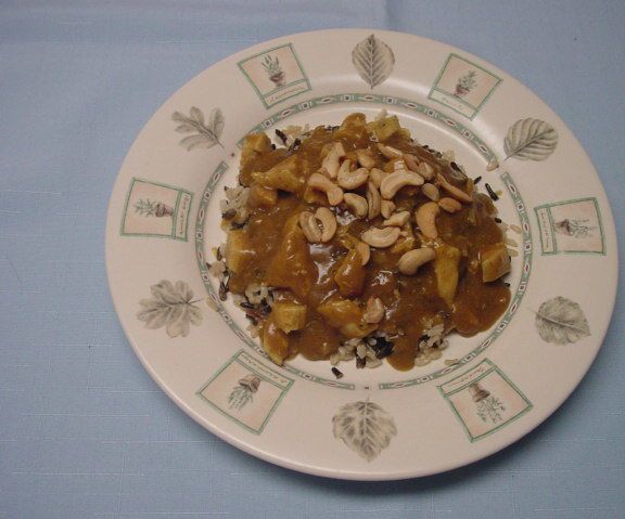 Timeshifting Food – Cashew Chicken Curry With Wild and Brown Rice