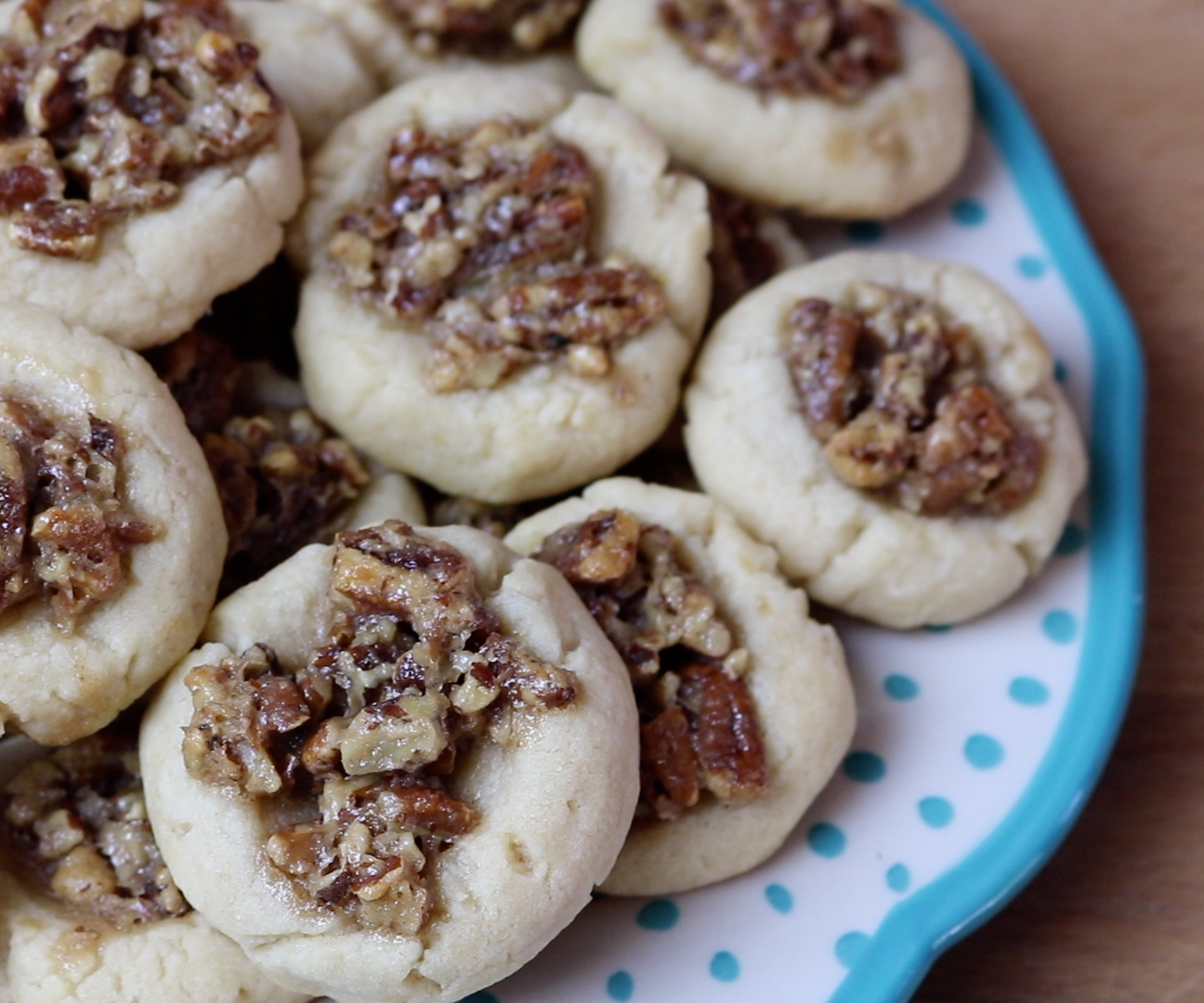 Pecan Pie Thumbprint Cookies