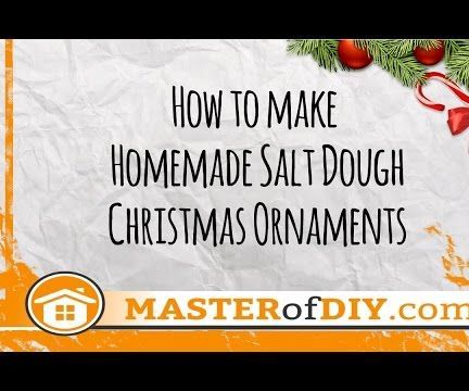 How to Make Homemade Salt Dough Christmas Ornaments