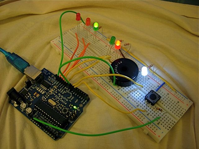 Arduino: Making a set of traffic lights