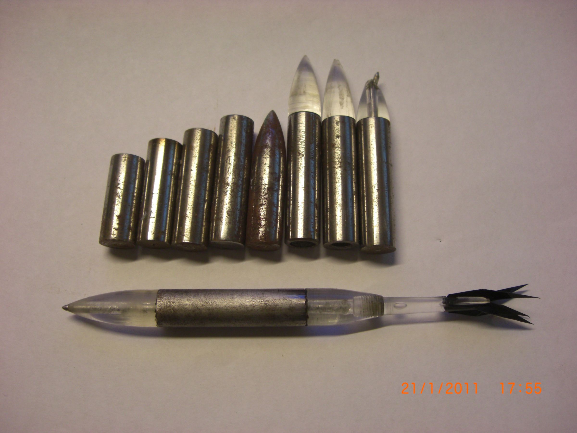 Coil Gun Projectiles