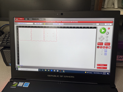 Laser-cutting the Box