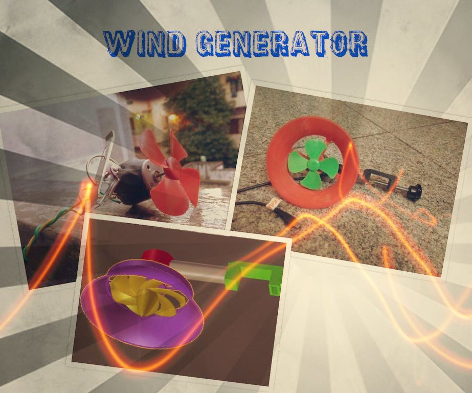 Portable Wind Generator As a Cell Phone Charger