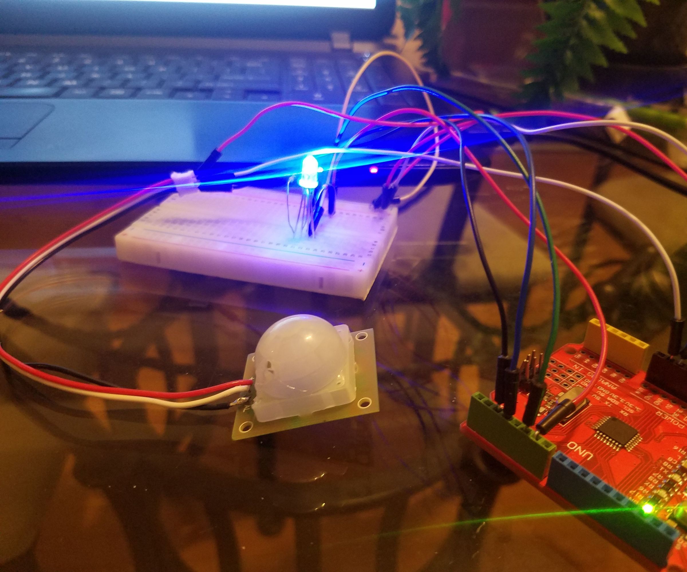 Motion Sensing Lamp