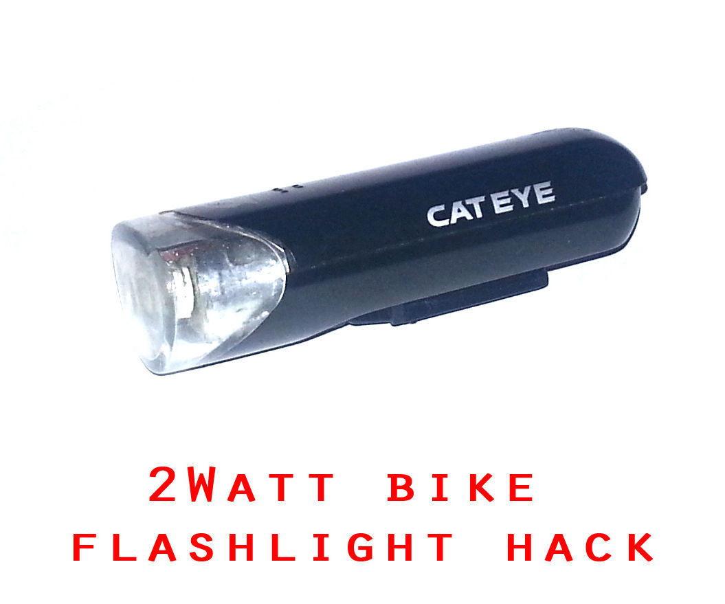 Bright Bike Flashlight Hack