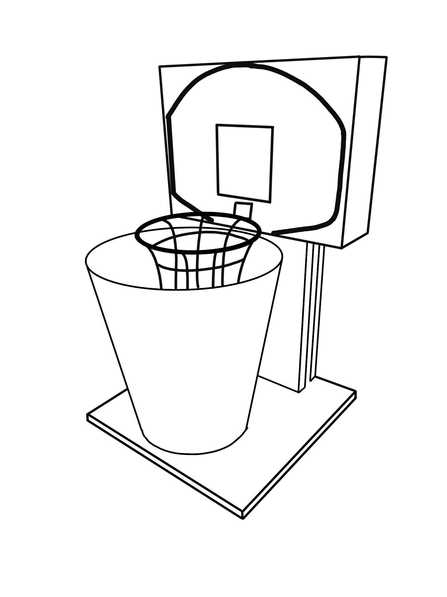 "CleanBasket" Bin With Basketball Hoop 4 Steps Instructables