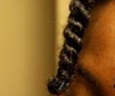 How to Do a Bantu Loop / Hanging Bantu Knots