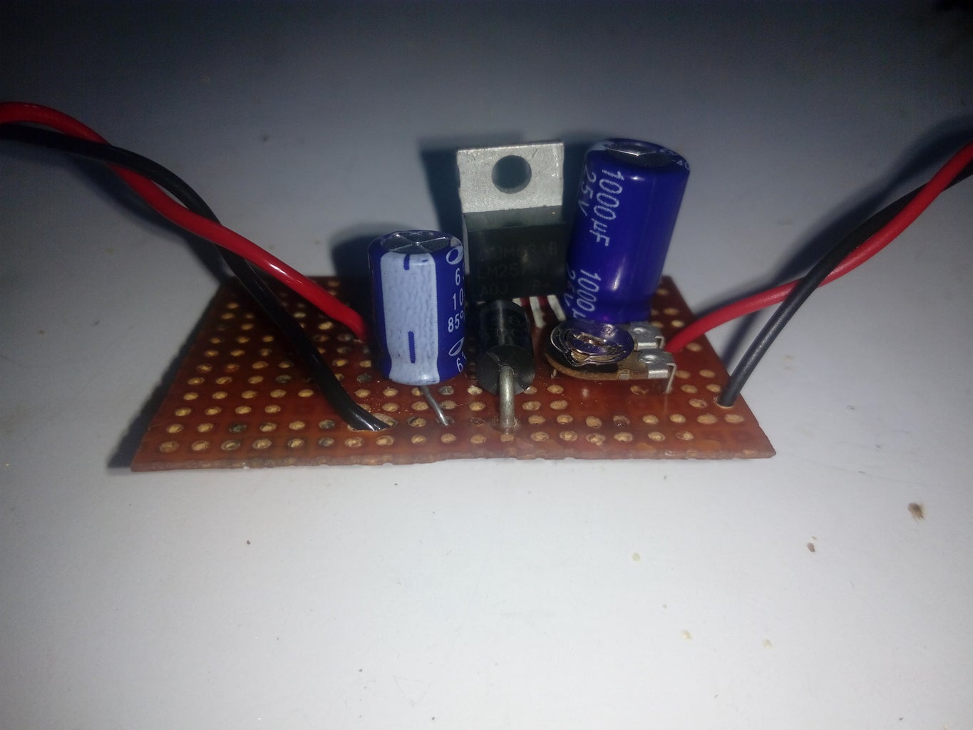 DIY Buck Converter 3 Steps Circuit Diagram
