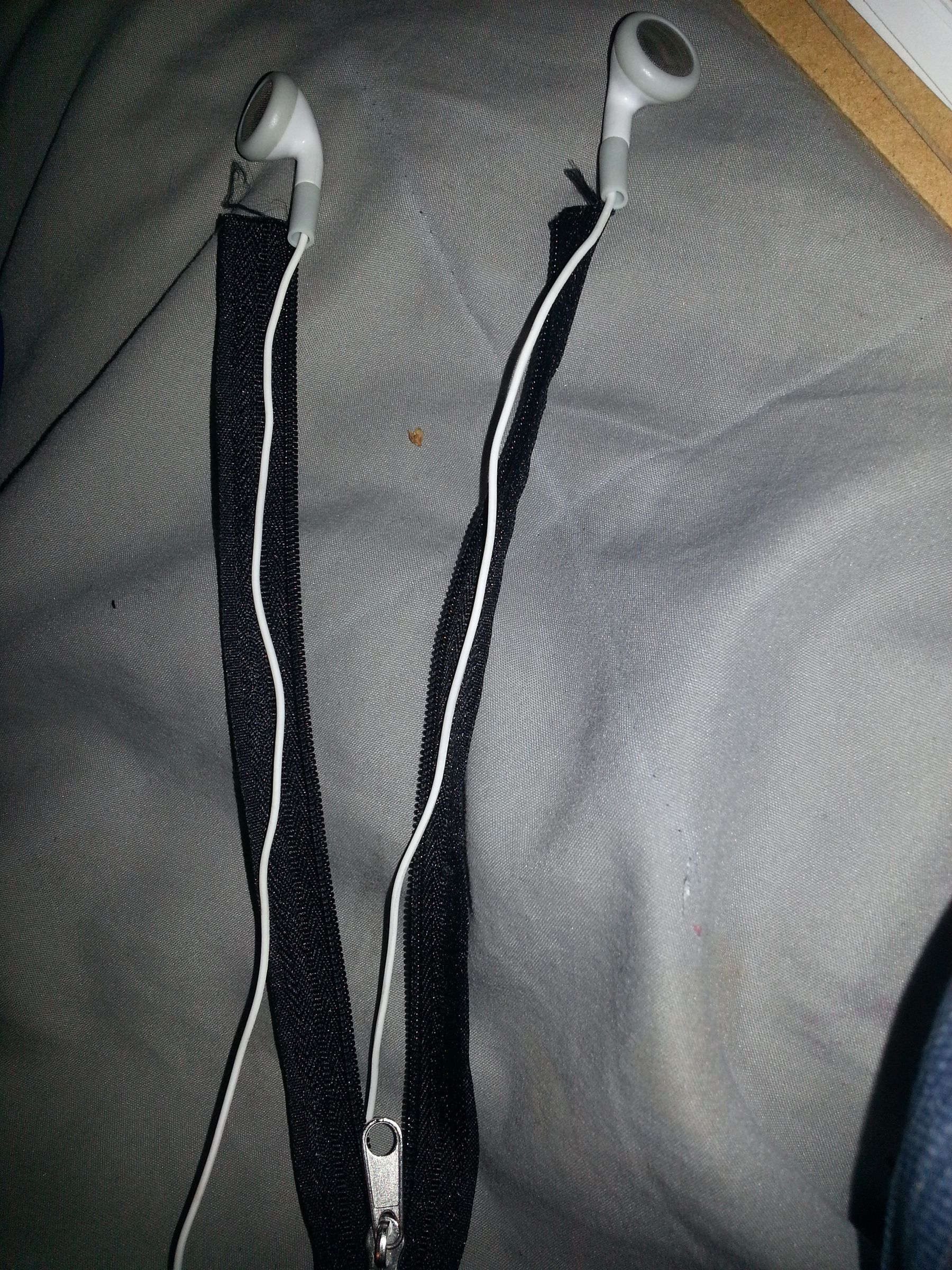 Zipper Head Phones Instructables