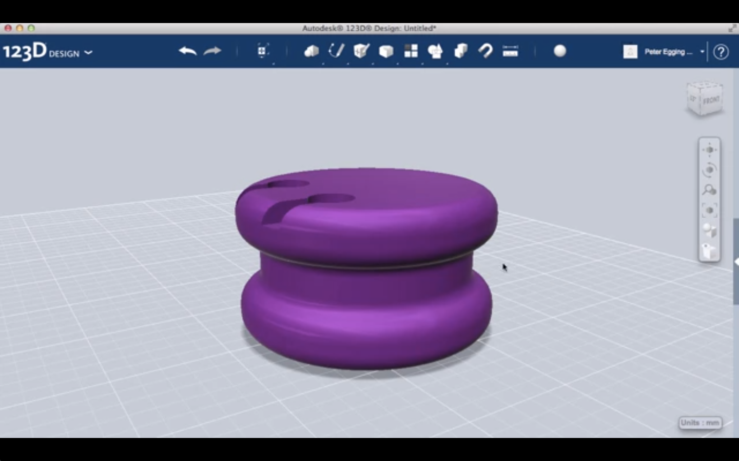 Design an Ear Bud Holder Using Autodesk 123D Design
