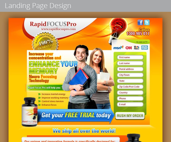 Landing Page Designing Services