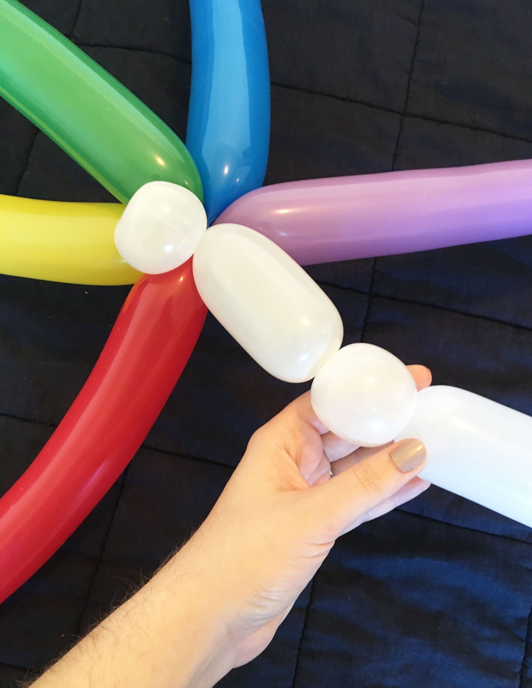 Animal Crossing Rainbow Balloon Hat 5 Steps (with Pictures