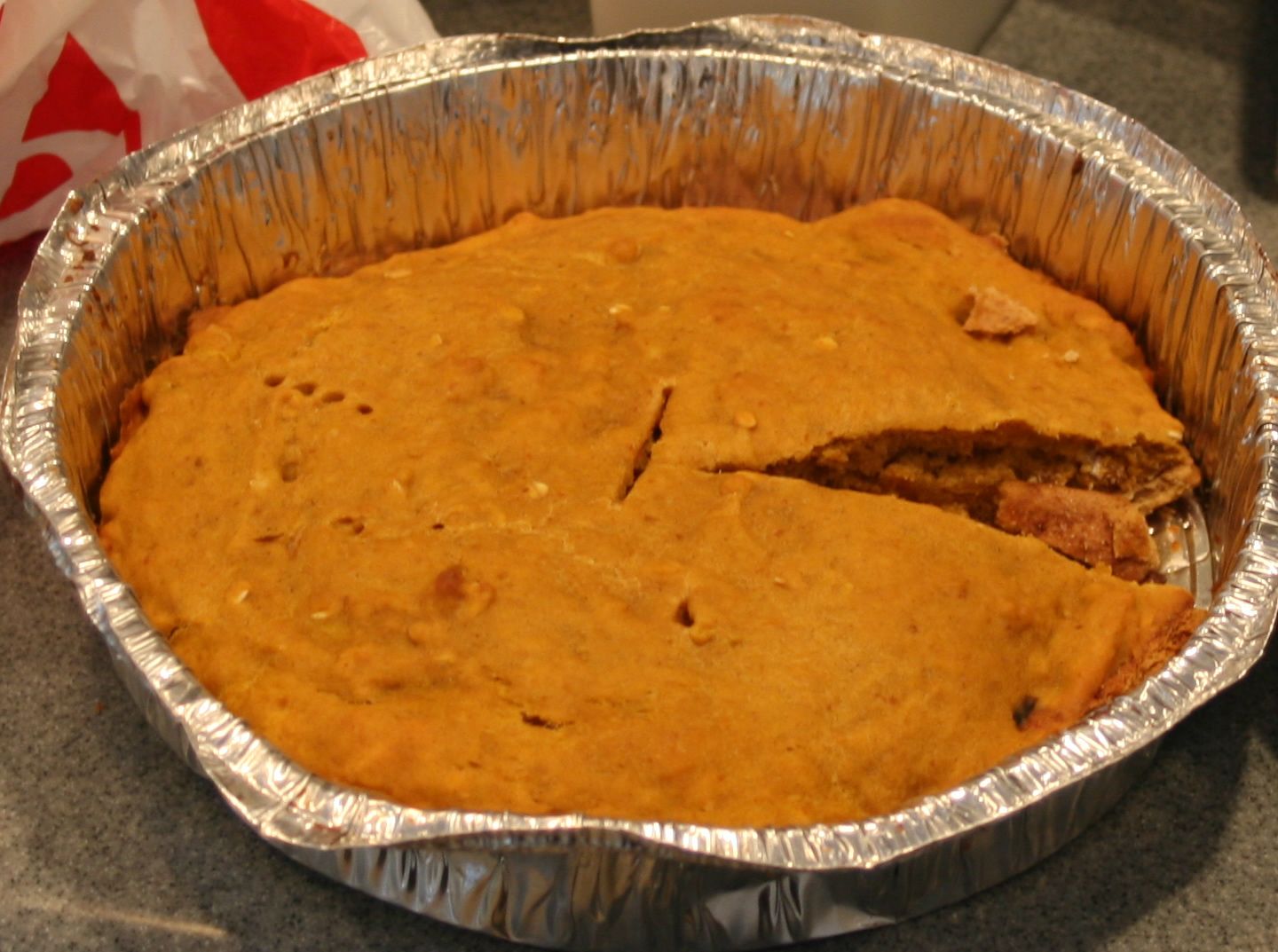 Delicious Pumpkin Pie-Cake-type-thing!